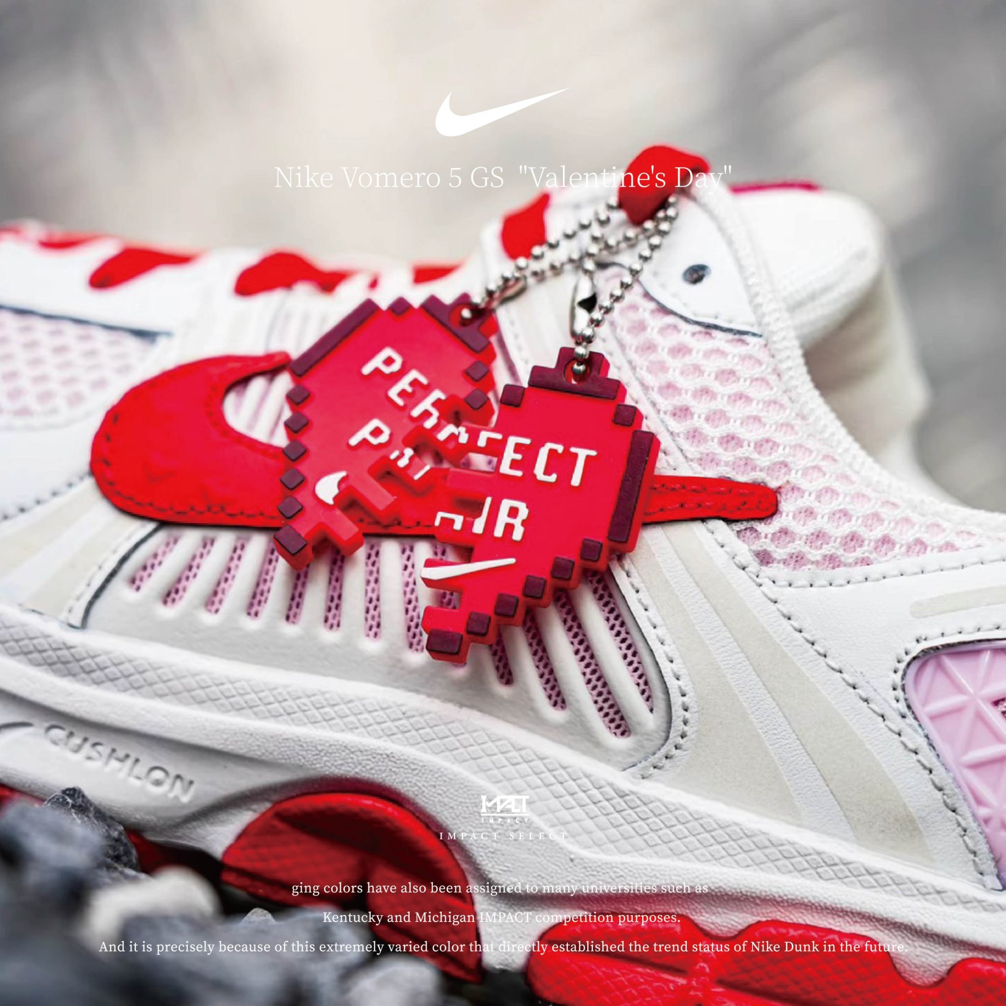 Nike Air Zoom Vomero 5 Valentine's Day 白粉紅 情人節 2025版  HV5171-121