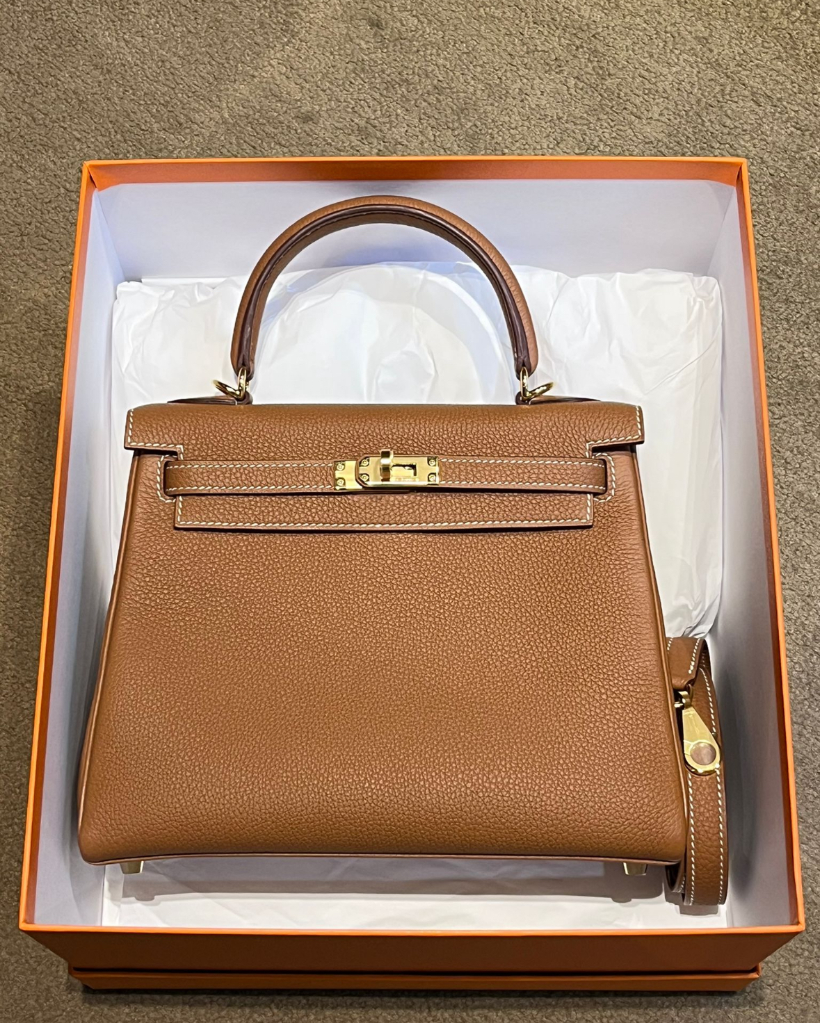 Kelly 25 37 gold cc togo k