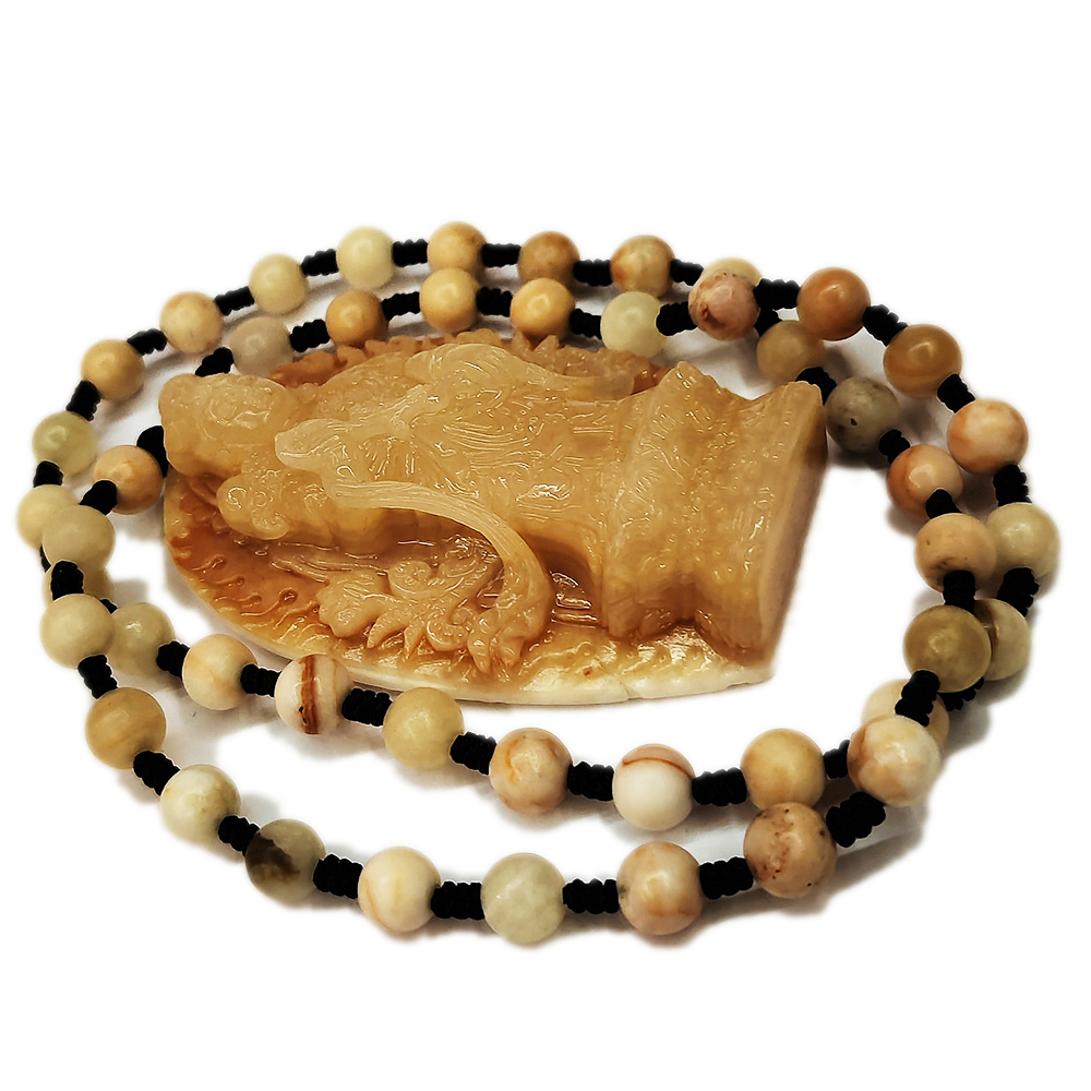 龍宮舍利{大悲觀音 } 手工巧雕能量項鍊_A49【十方】155017