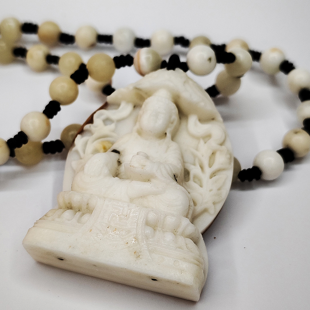 龍宮舍利{藥師佛 } 手工巧雕能量項鍊_A49【十方】155022