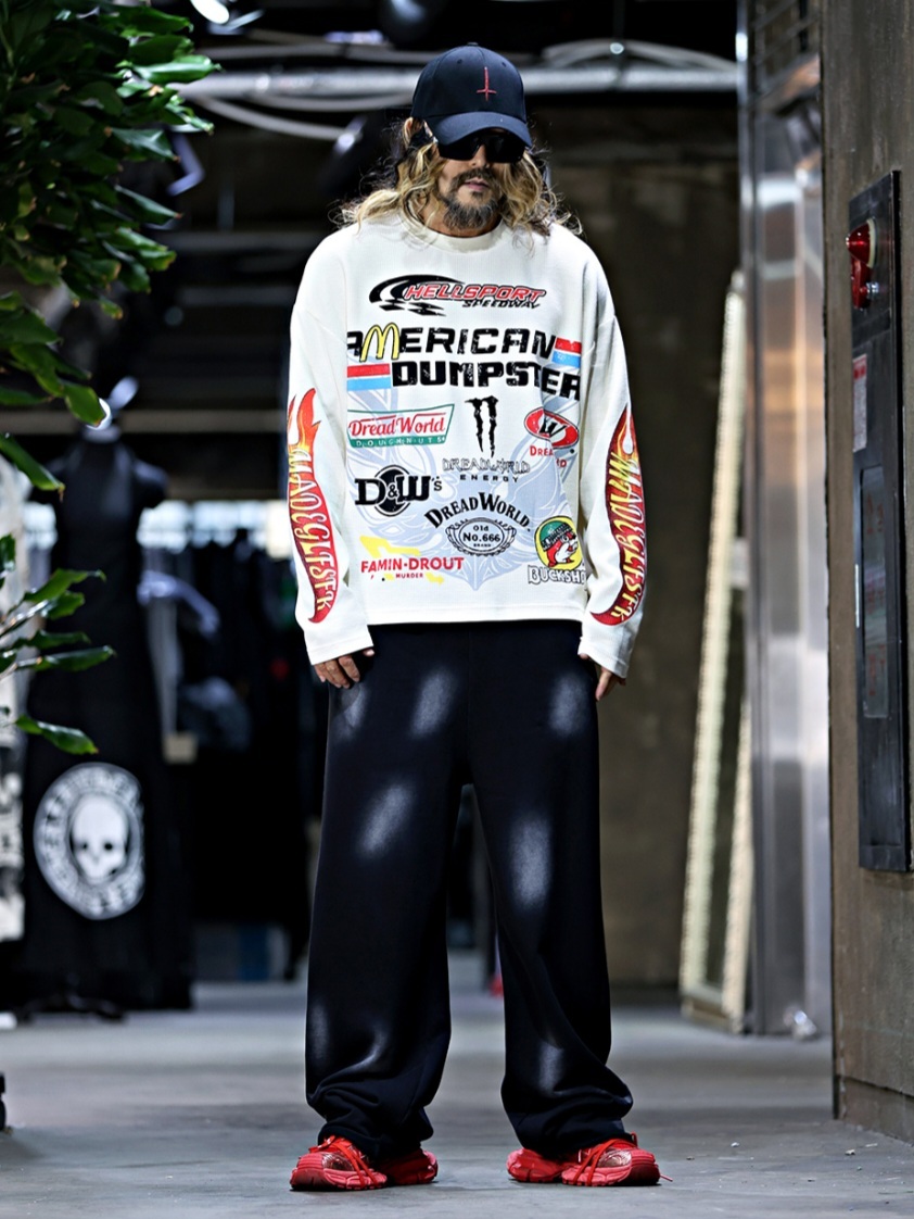 贊助印花華夫格T卹