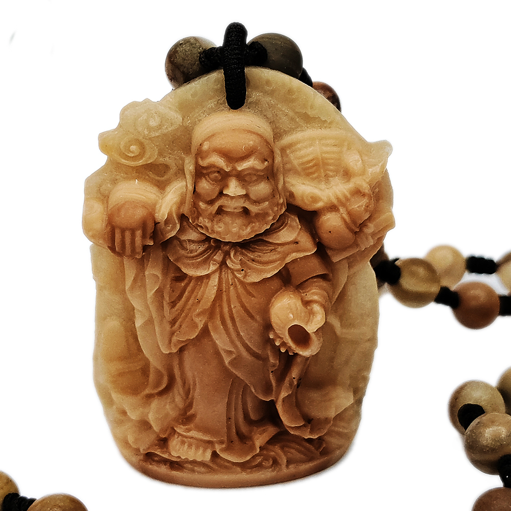 龍宮舍利{達摩祖師} 手工巧雕能量項鍊_A49【十方】155026