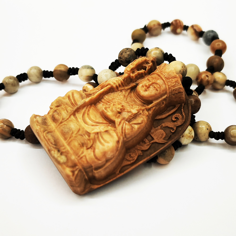 龍宮舍利{地藏王菩薩} 手工巧雕能量項鍊_A49【十方】155028