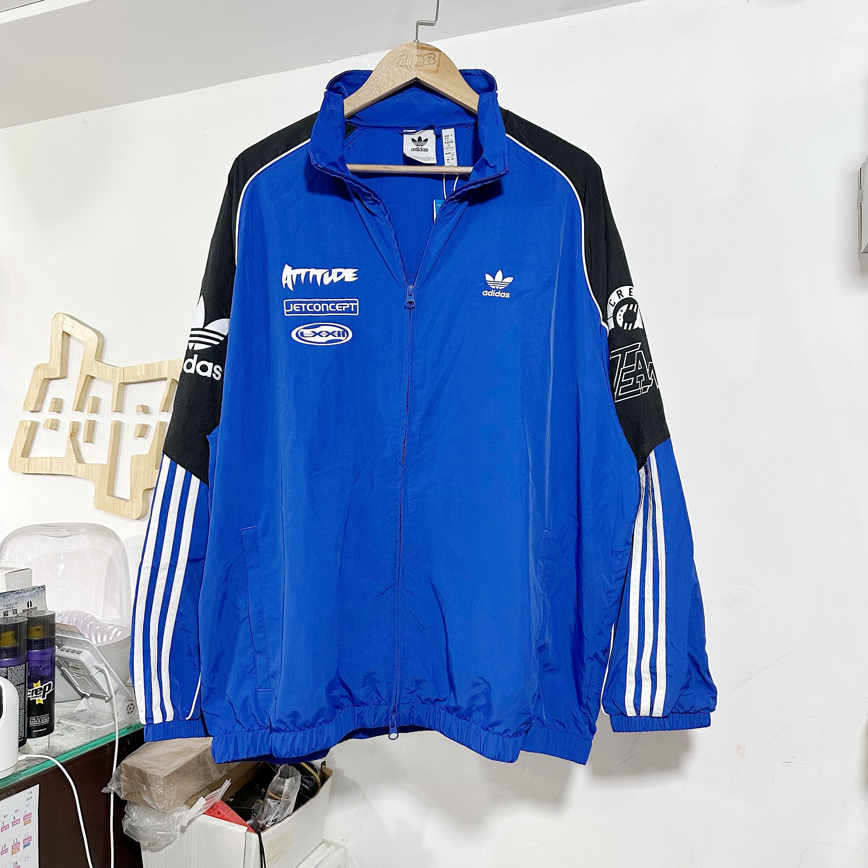 Adidas ADICOLOR MOTORCORE WOVEN JACKET賽車外套 JL8406