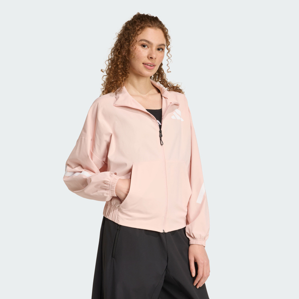 Adidas 愛迪達 W Z.n.e. Wv Tt KE4883 女 立領外套 運動外套 休閒穿搭 粉紅 亞版