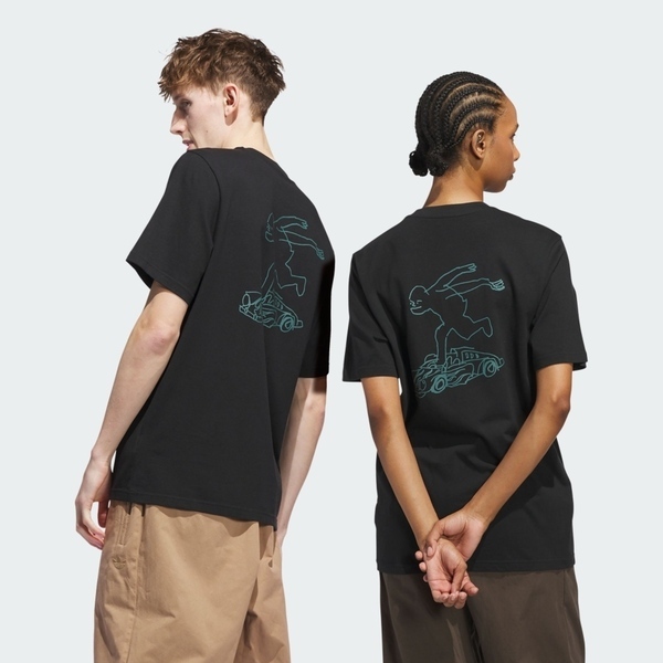 Adidas 愛迪達 Shmoo G Tee 2 JX5454 男女 T恤 運動上衣 休閒短袖 黑 亞版