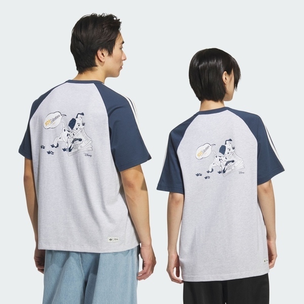 Adidas 愛迪達 U Raglan Tee KG6685 男女 T恤 上衣 休閒短袖 101忠狗 灰 深藍 亞版