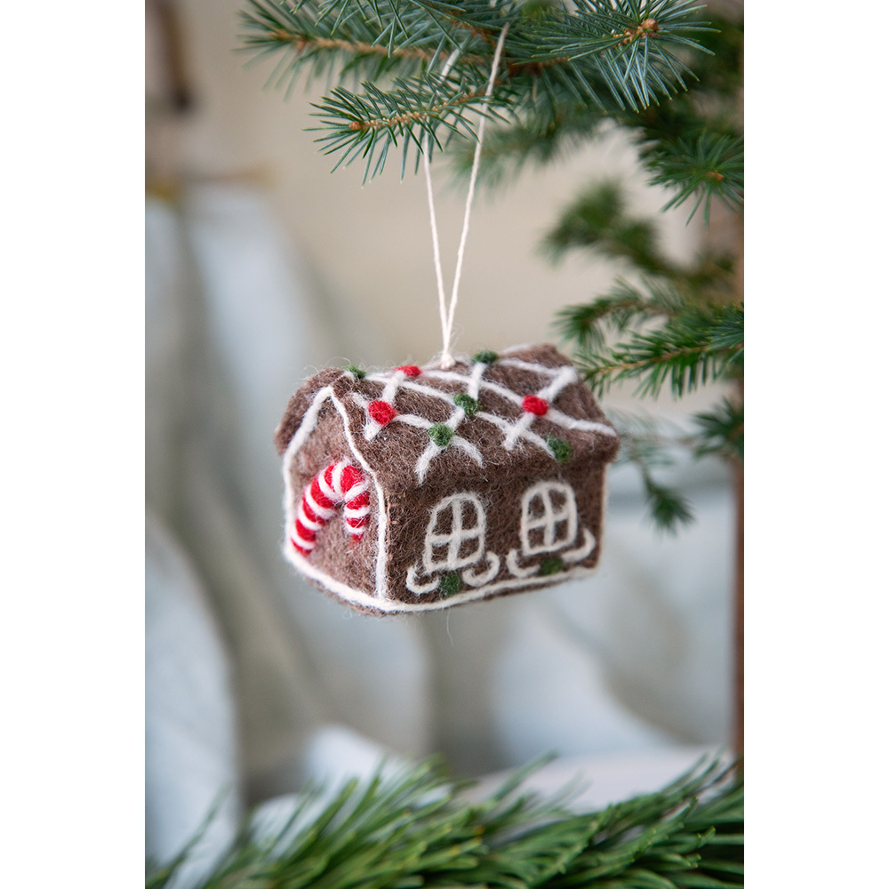 丹麥Gry&Sif 聖誕掛飾-Big Gingerbread House(10125)