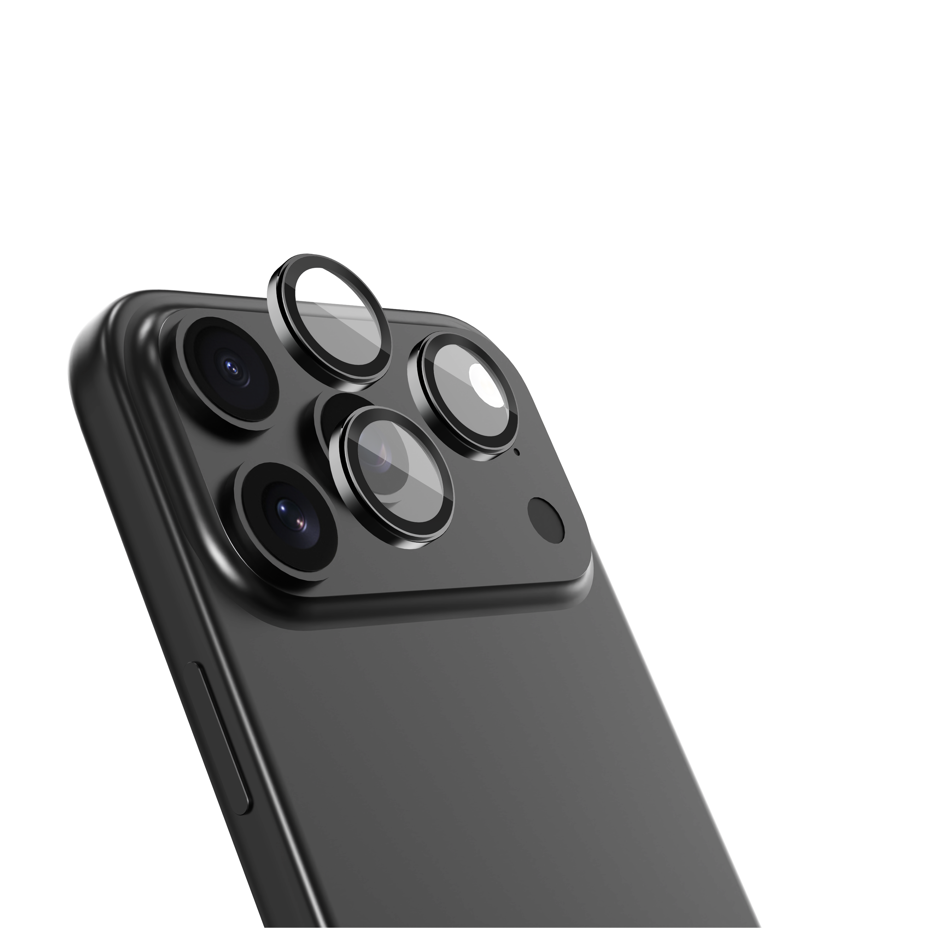 iPhone 【AR抗反射鏡頭貼 黑色】高透光率｜防指紋｜秒貼