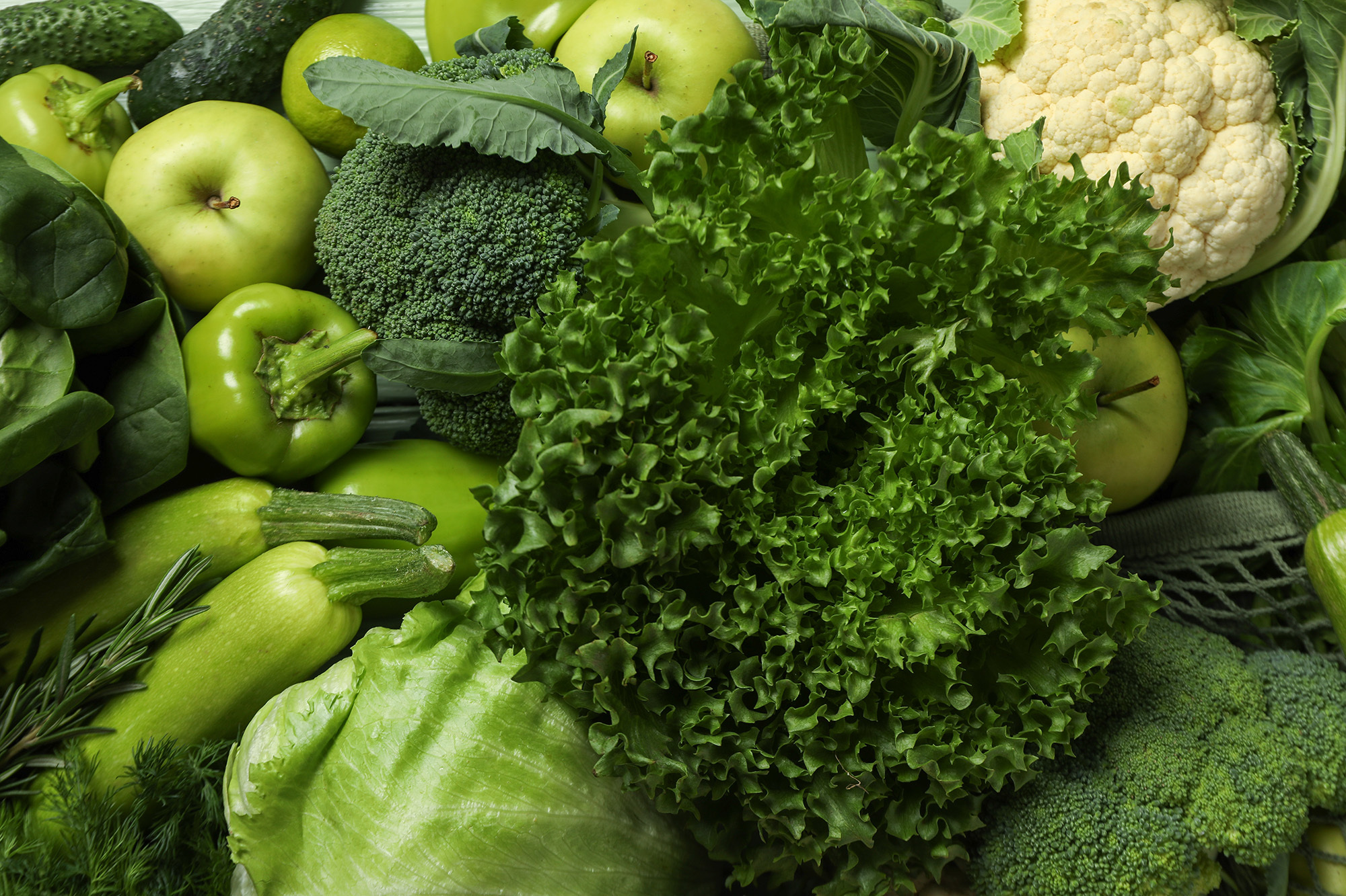 多補充綠色蔬菜