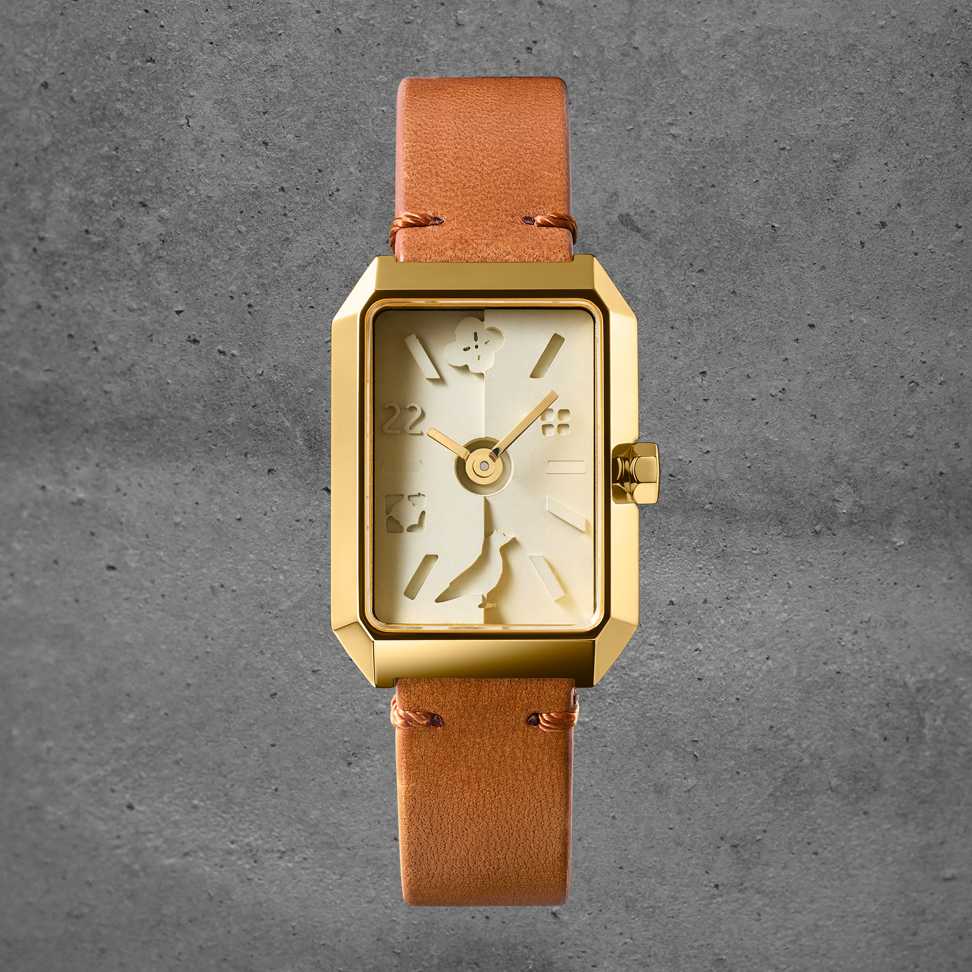 "H" Easy Bag/Old Ceramic Tile No.10/Green Bathhouse