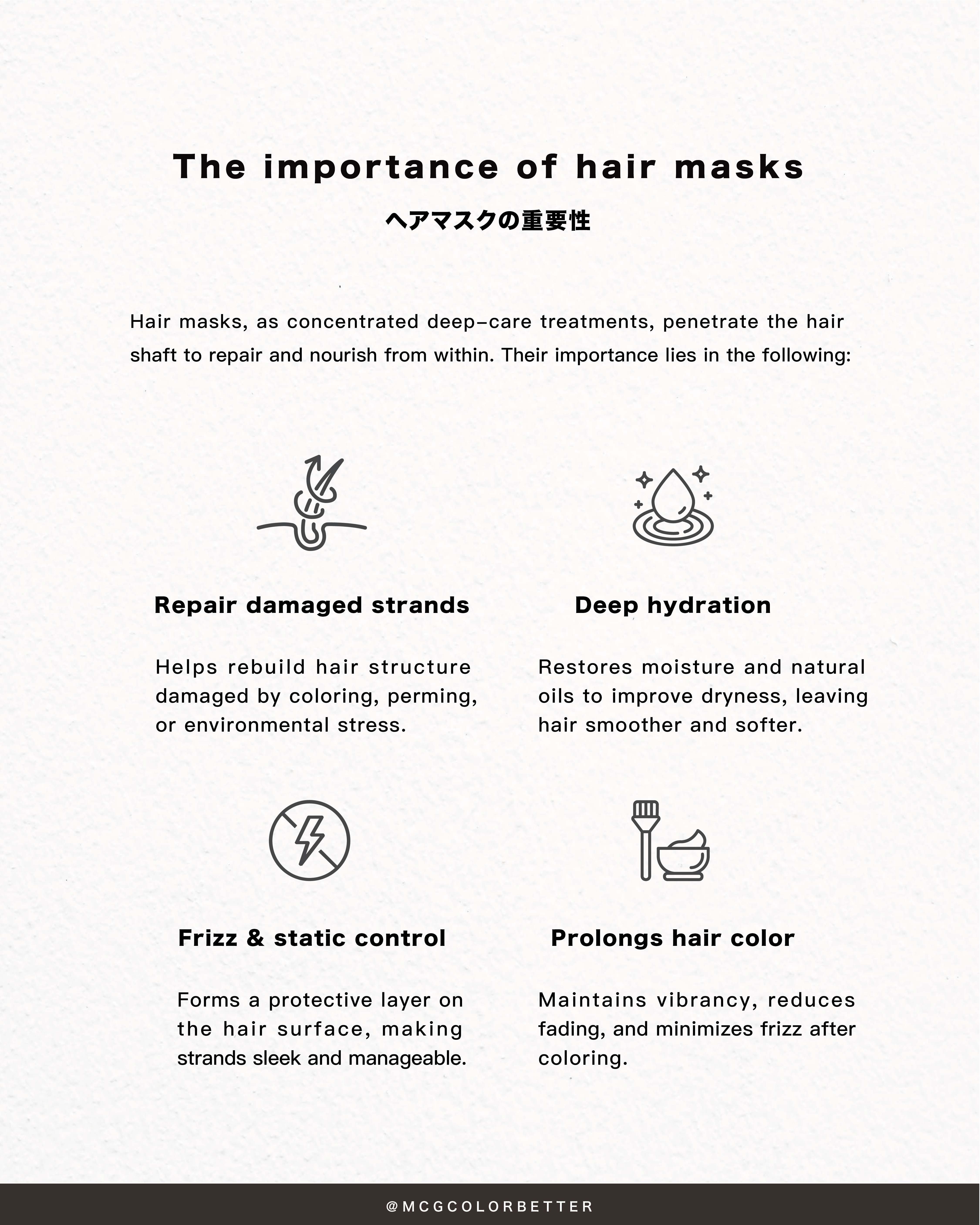 The importance of hair masks