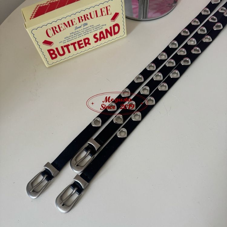 甜心x花金重擊！Y2K造型皮帶