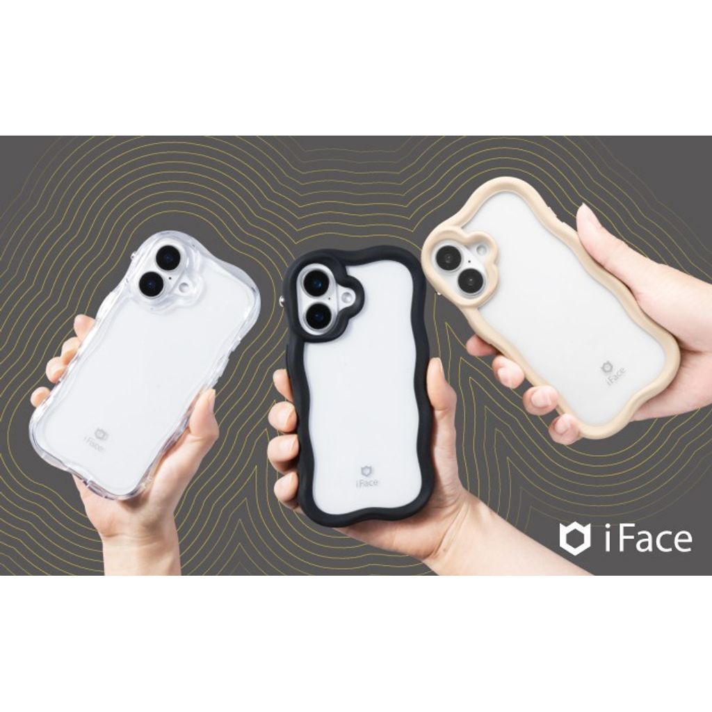 現貨+預購┃日本 店鋪限定 iFace 波浪 透明 手機殼