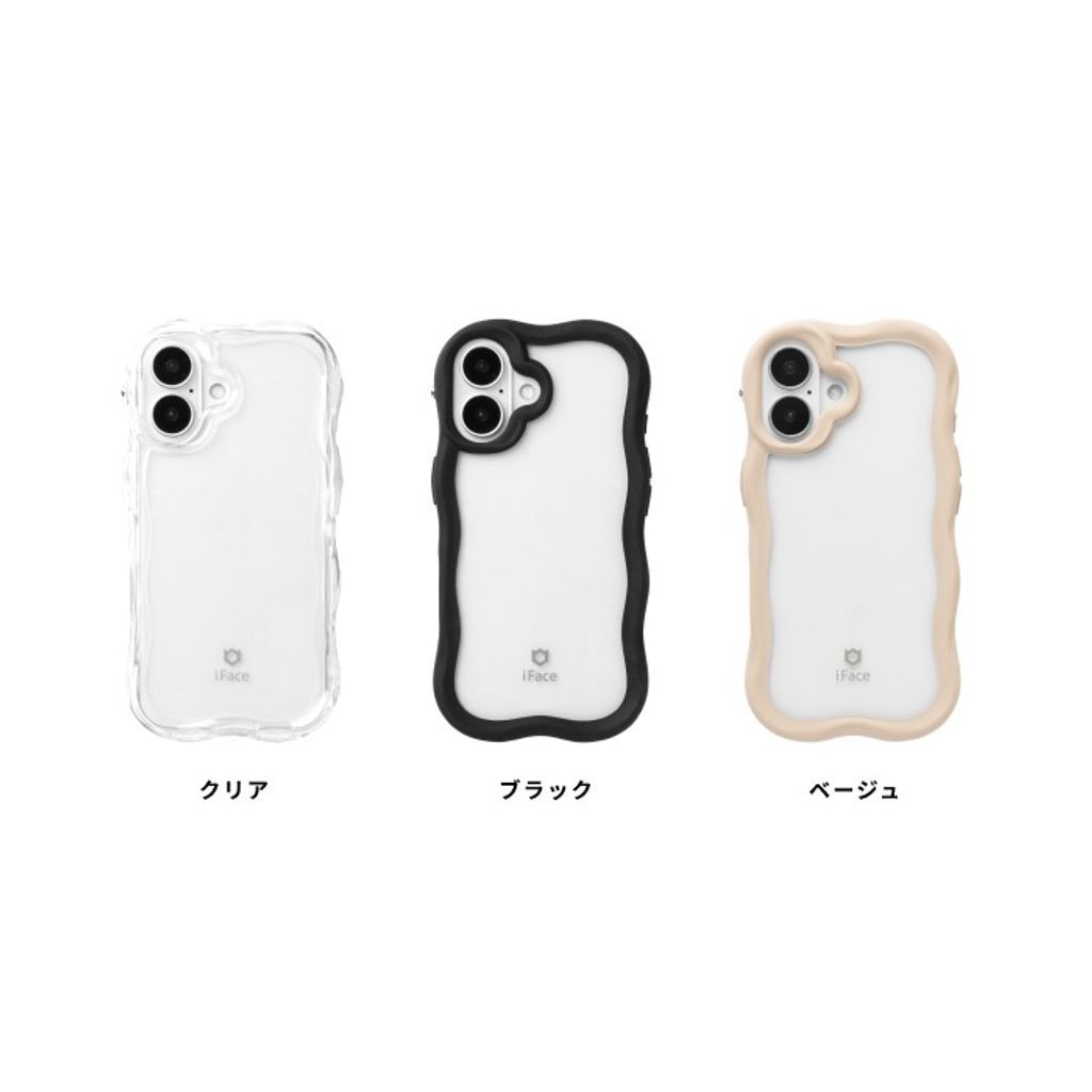 現貨+預購┃日本 店鋪限定 iFace 波浪 透明 手機殼