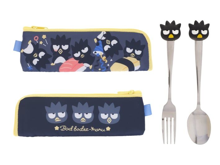 XO Bad Badtz-Maru 餐具連收納袋 9-7807-8