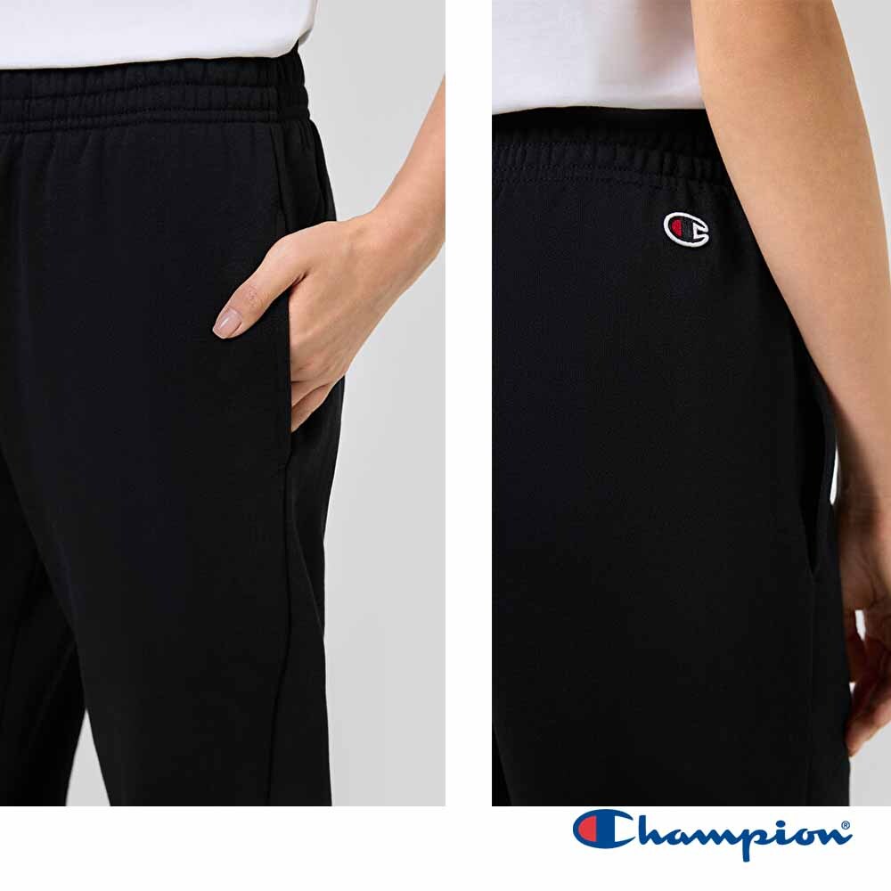 女款-LEGACY 運動縮口棉褲-黑色（117583-KK001）