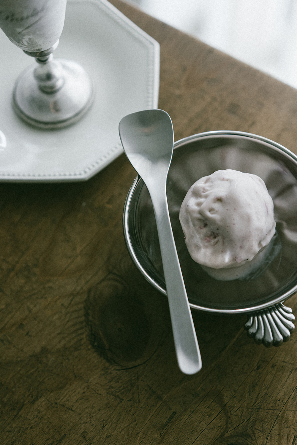 柳宗理日本製18-8不鏽鋼霧面冰淇淋／甜點匙