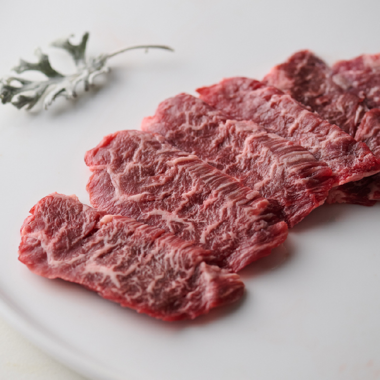 澳洲安格斯黑牛橫膈膜燒肉片 100g