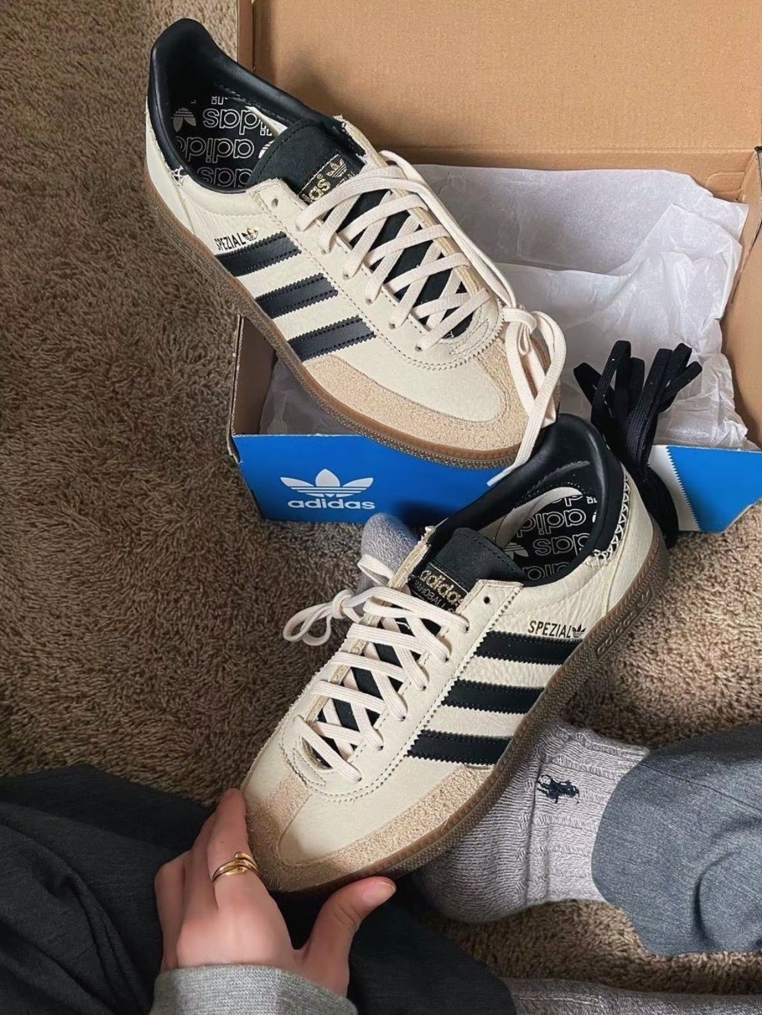 ADIDAS HANDBALL SPEZIAL 焦糖奶茶 麂皮