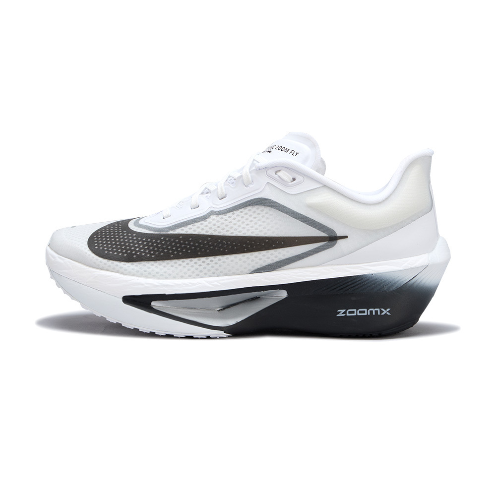 Nike Zoom Fly 6 男鞋 白黑色 競速 透氣 運動 氣墊 跑鞋 緩震 碳纖維板 慢跑鞋 FN8454-100