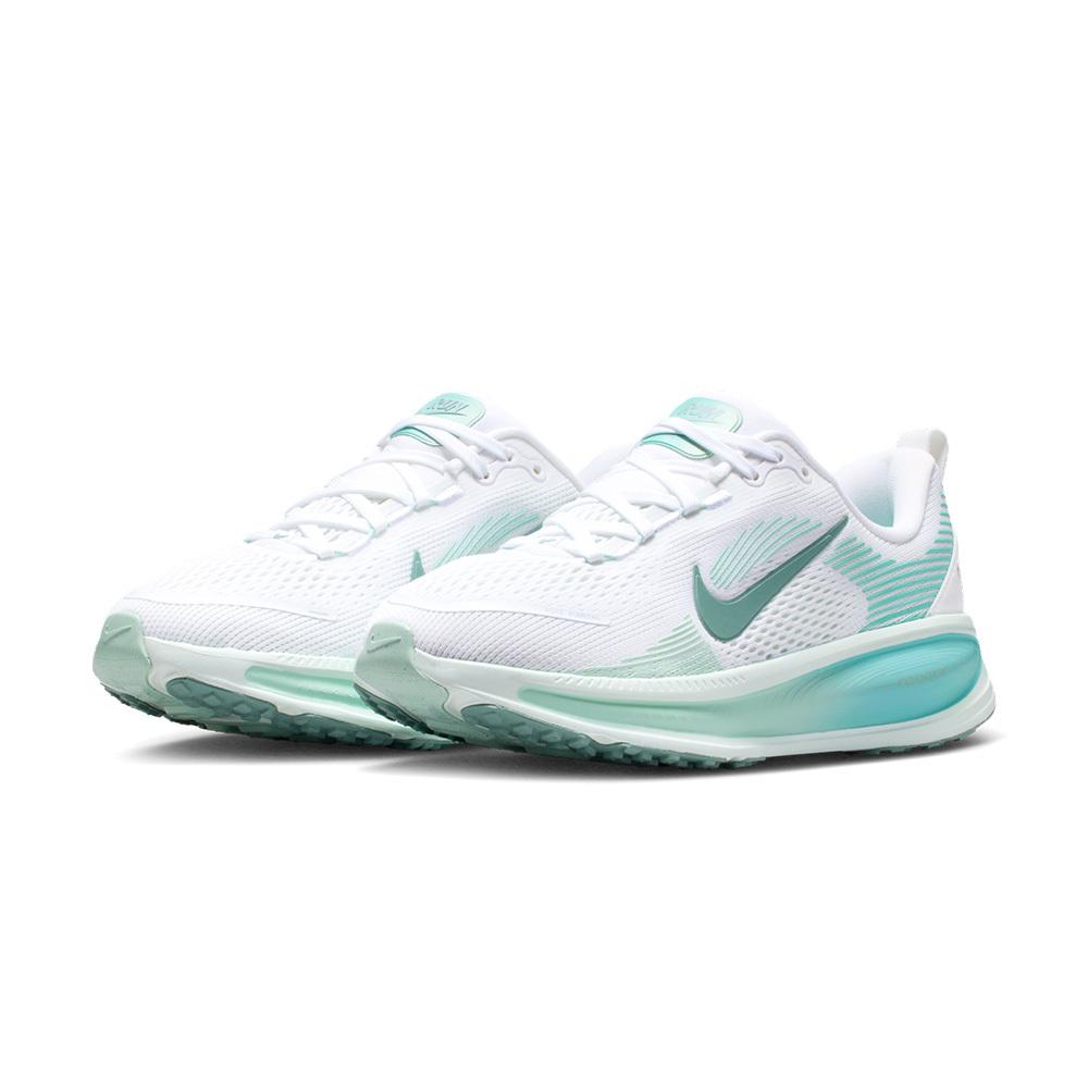 Nike Vomero 18 大童 白綠色 運動 緩震 厚底 氣墊 跑鞋 網布 百搭 透氣 慢跑鞋 HQ2157-106