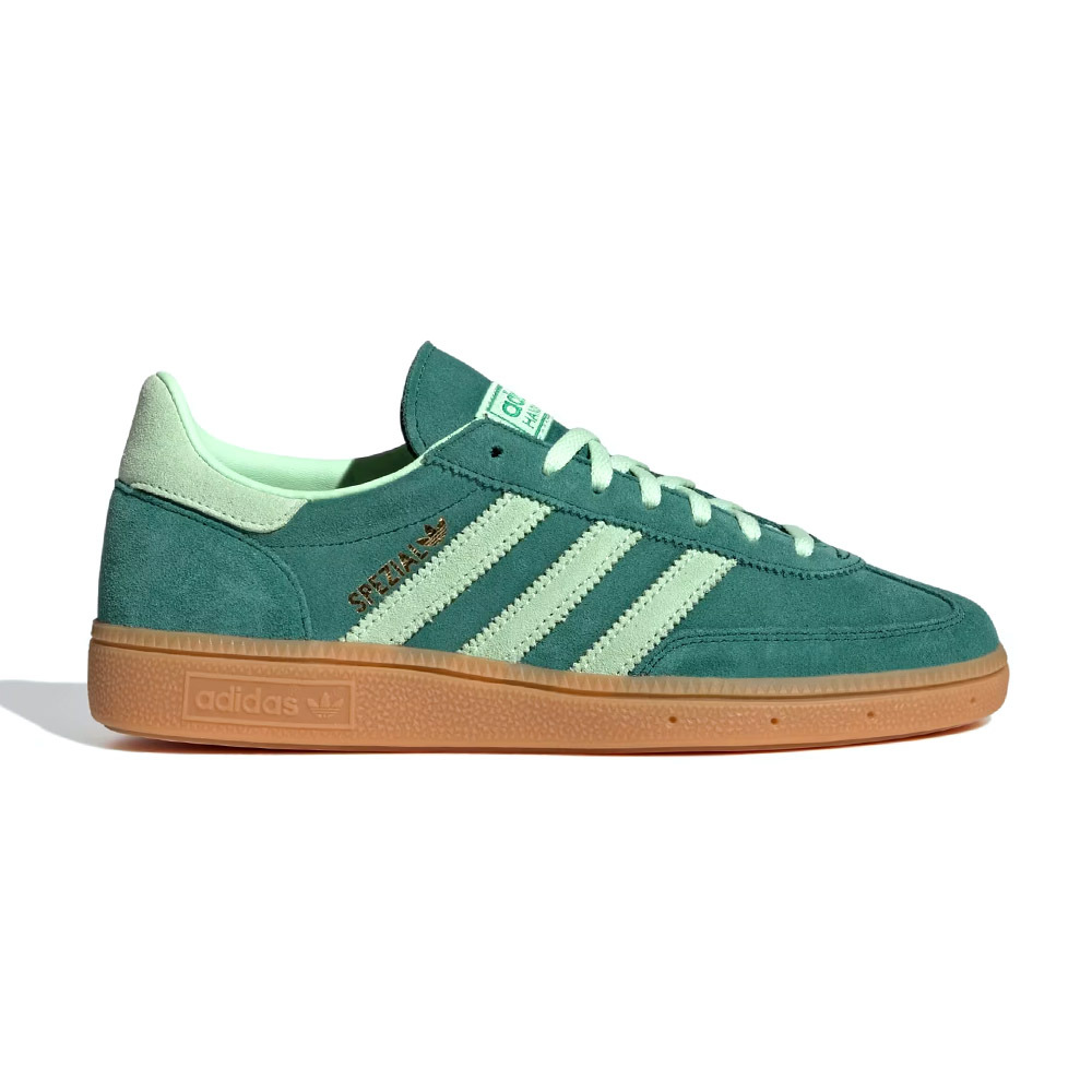 Adidas Handball Spezial W 女鞋 綠色 復古 穿搭 麂皮 膠底 德訓鞋 休閒鞋 IE5896