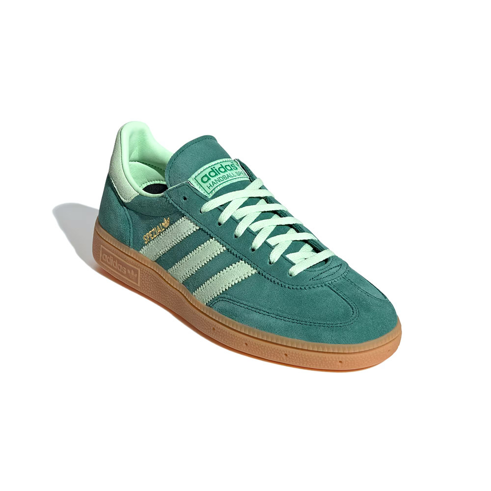 Adidas Handball Spezial W 女鞋 綠色 復古 穿搭 麂皮 膠底 德訓鞋 休閒鞋 IE5896