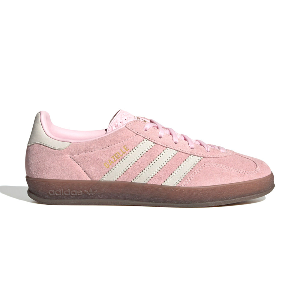 Adidas Gazelle Indoor W 女鞋 淺粉色 復古 穿搭 麂皮 膠底 德訓鞋 休閒鞋 JI2716