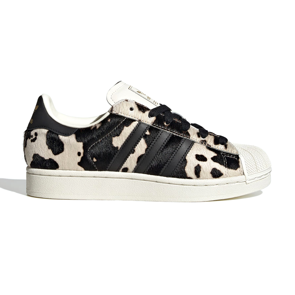 Adidas Superstar II W 女鞋 米白黑色 乳牛花紋 皮革 經典 貝殼頭 休閒鞋 JP8164