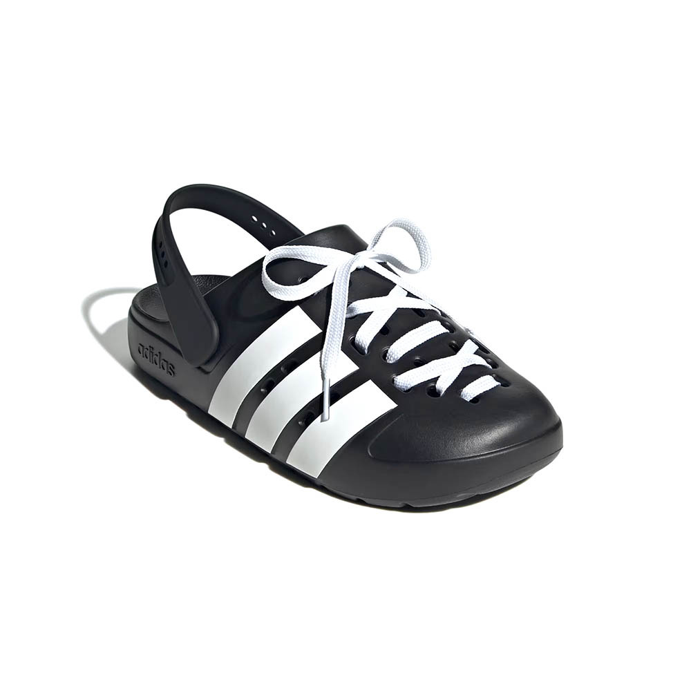Adidas Adilette Clog 2.0 男鞋 女鞋 黑白色 輕便 洞洞鞋 休閒 運動 涼拖鞋 JR4025