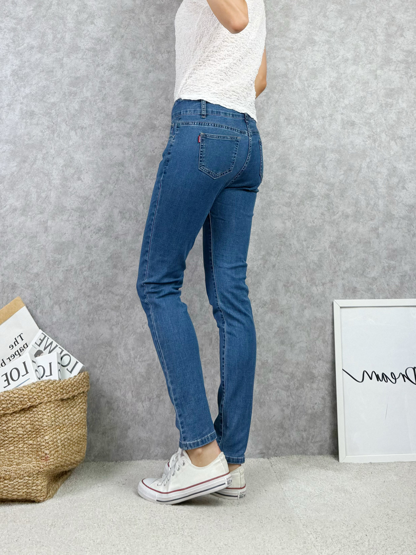 雙釦窄腳牛仔褲★一秒擁有纖細感