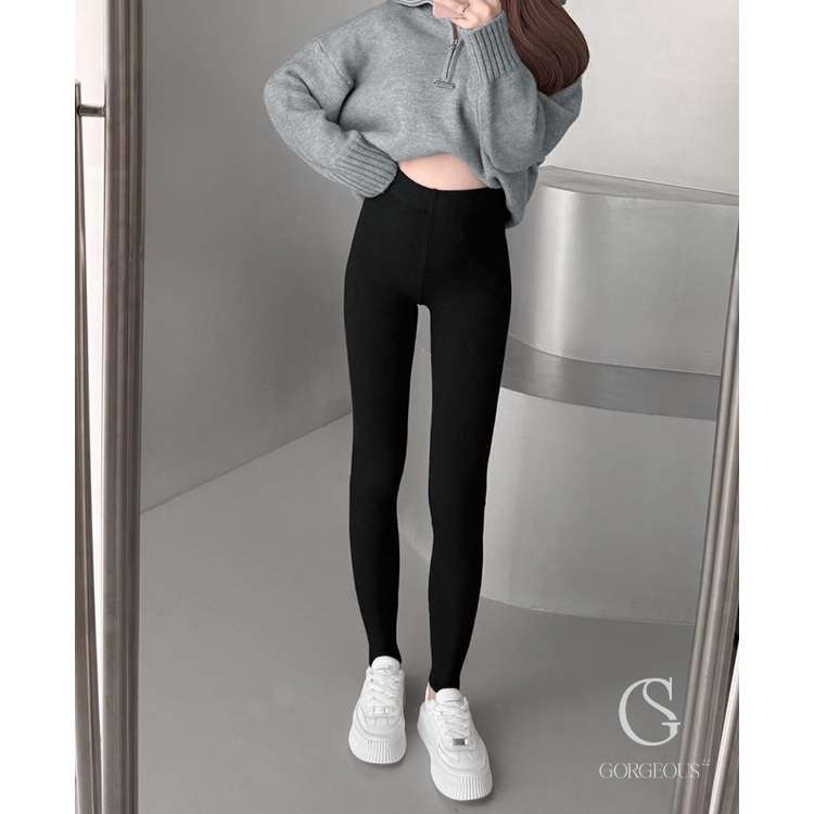 G9715 「整圈瘦！坑紋褲」