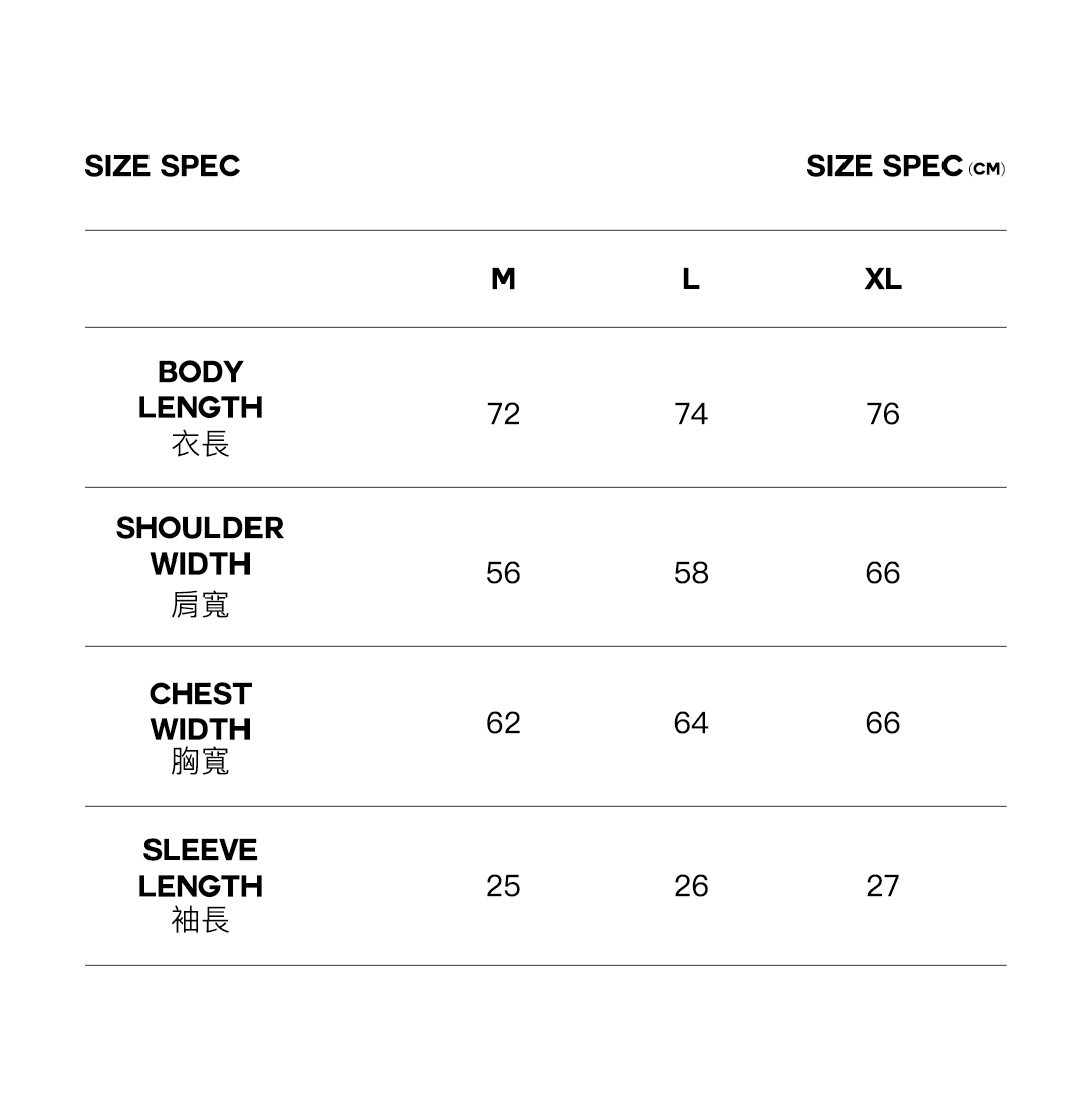 MTA 融合字體短袖短T【MT25T001】
