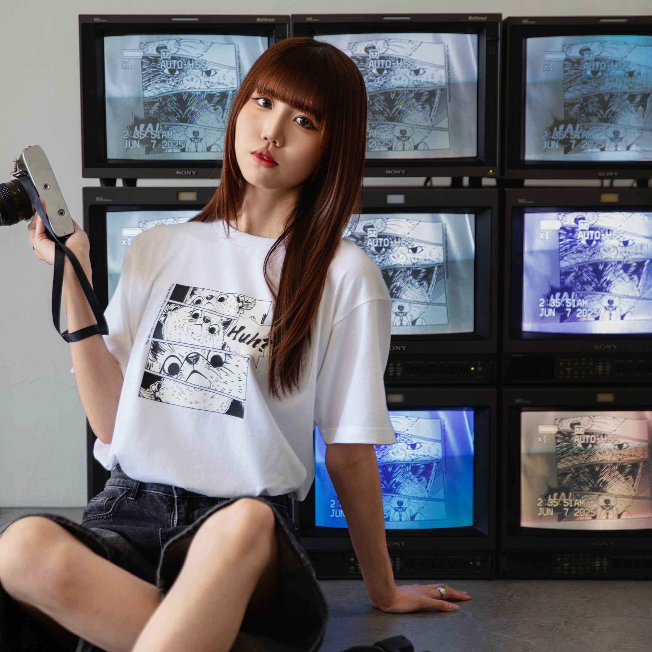 高傲狐的凝視  短袖T恤