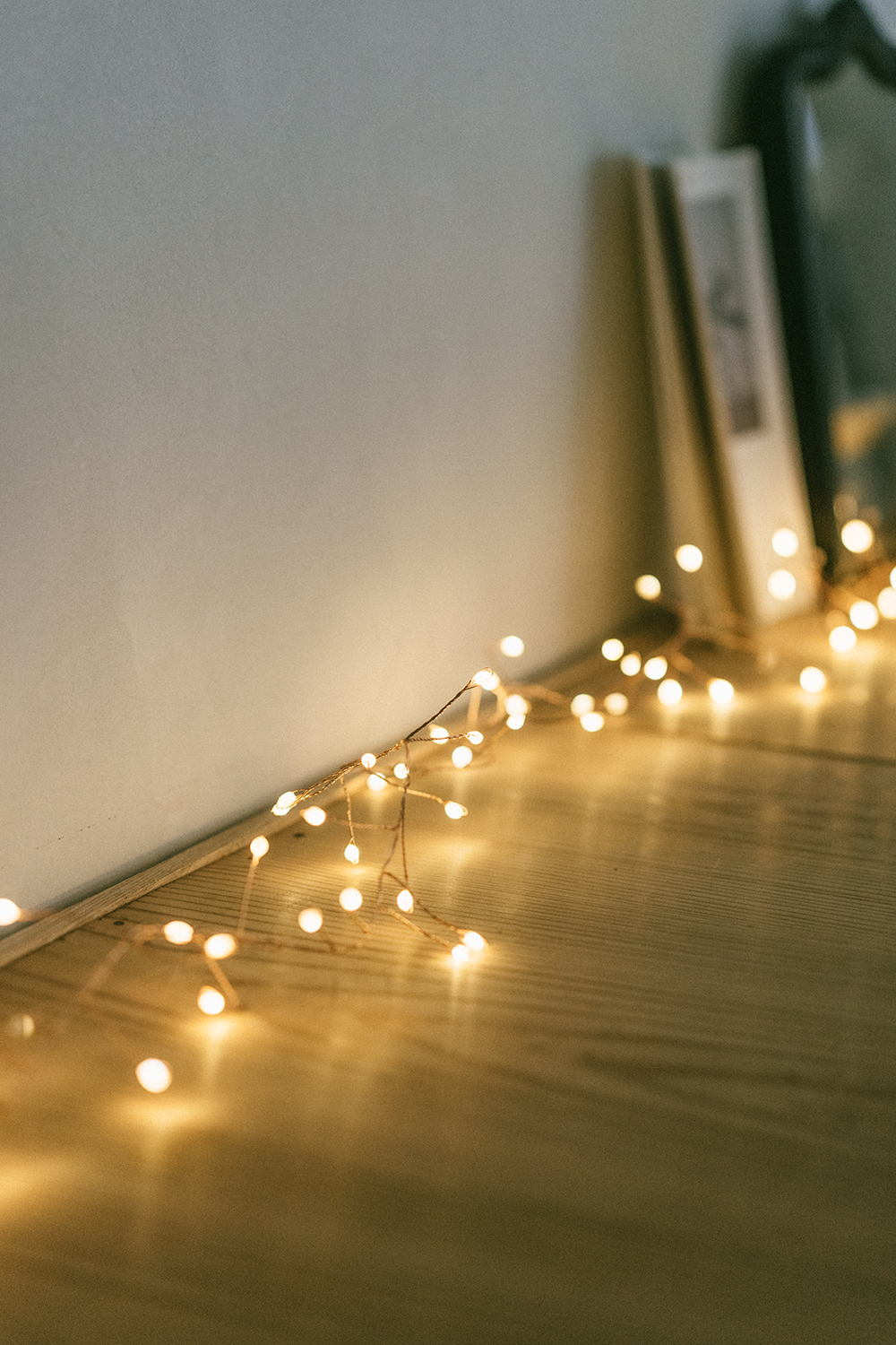 志成販売節慶滿天星花綵黃銅串燈（LED８種閃燈模式）