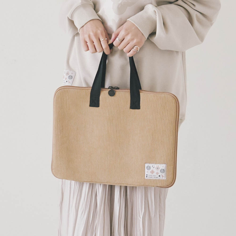 13インチ ノートPCケース（トラベルタイプ）／Iシリーズ／アースブラウン