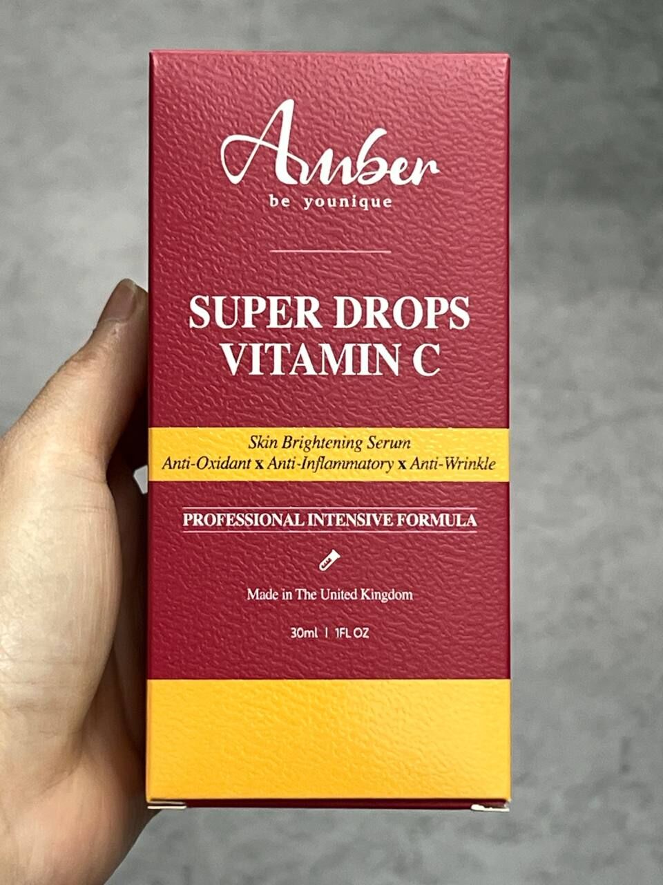 [S] BEAUTY AMBER SUPER DROPS VITAMIN C 30ML, 5055757877288 (SBU616)