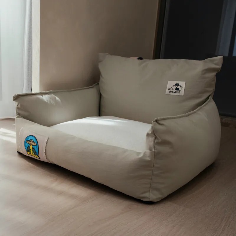 召喚毛孩星人｜可拆洗防潑水睡墊