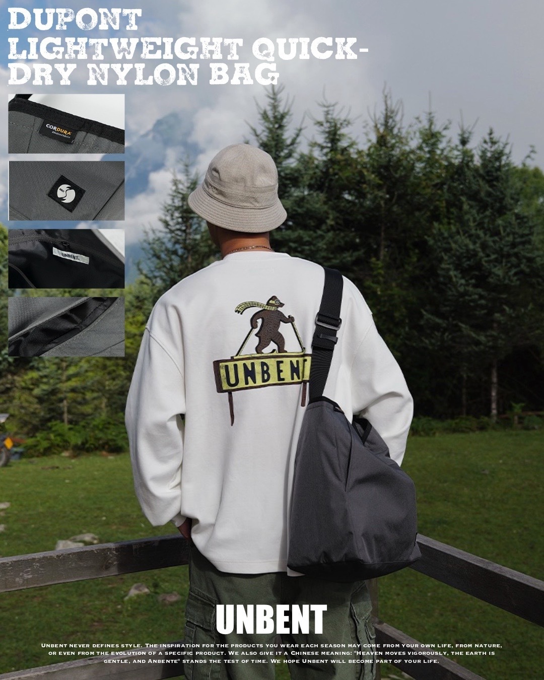 #預購 UNBENT 25AW Cordura 防水 單肩斜背包 三色