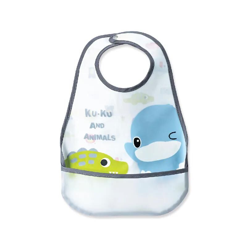 KUKU 動物派對防水圍兜