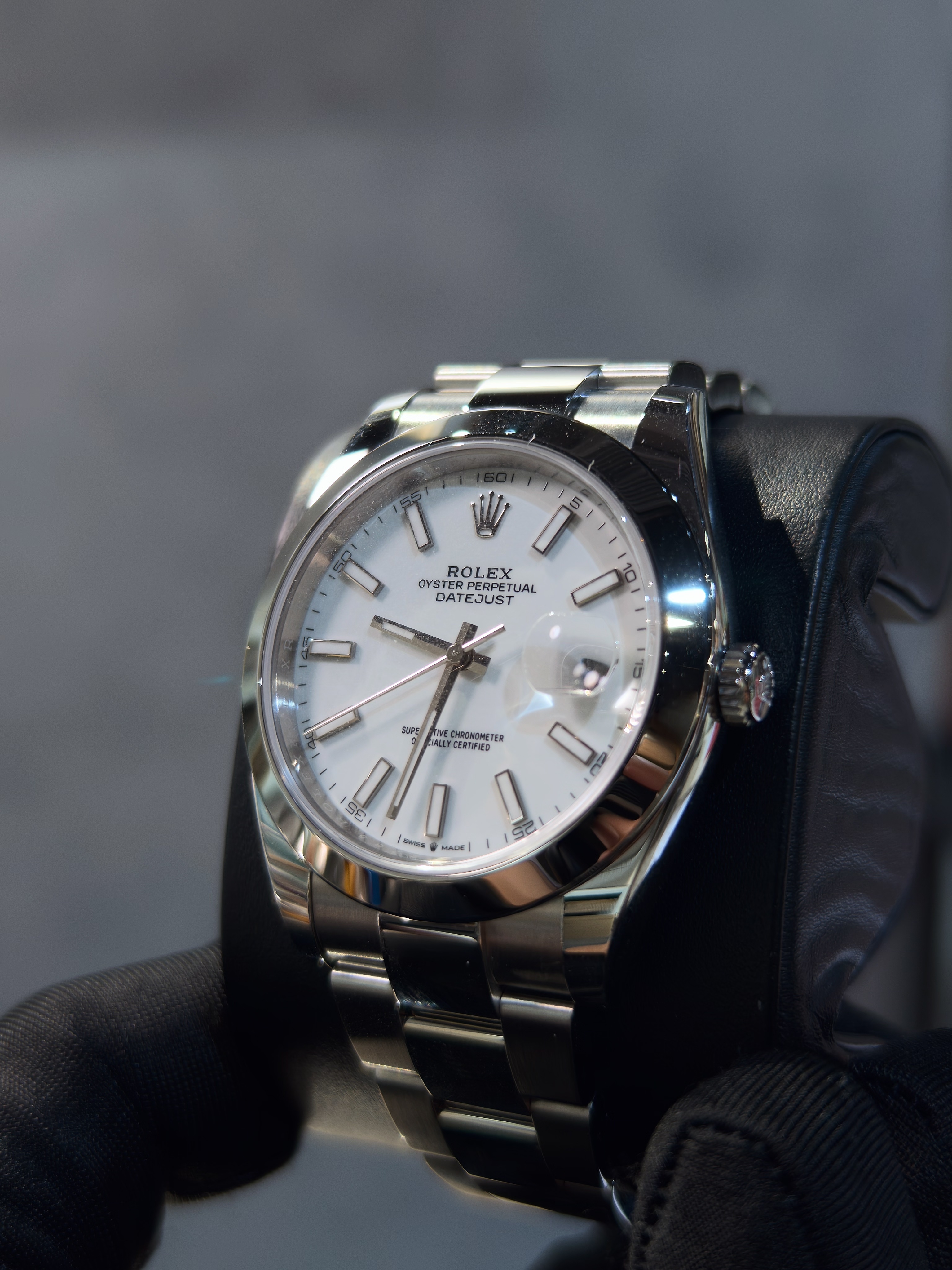BRAND NEW ROLEX 126300 WHITE DIAL DATEJUST 41mm OYSTER STRAP STAINLESS STEEL