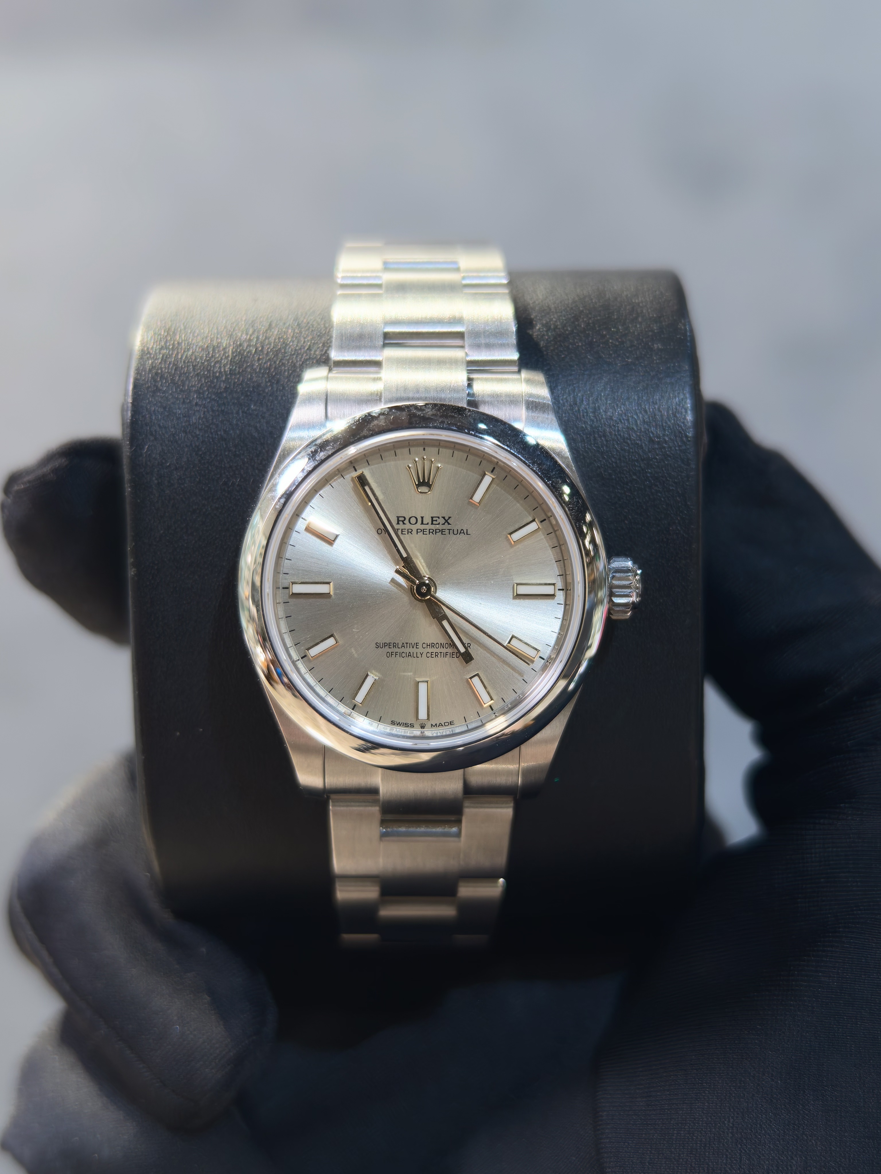 BRAND NEW ROLEX OYSTER PERPETUAL 277200 SILVER OYSTERSTEEL 31MM