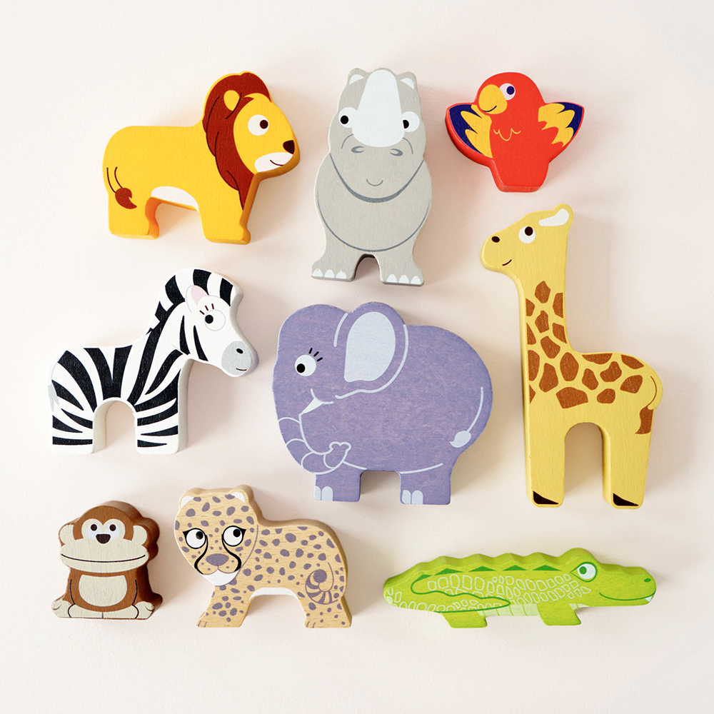 Le Toy Van 叢林動物疊疊平衡啟蒙玩具
