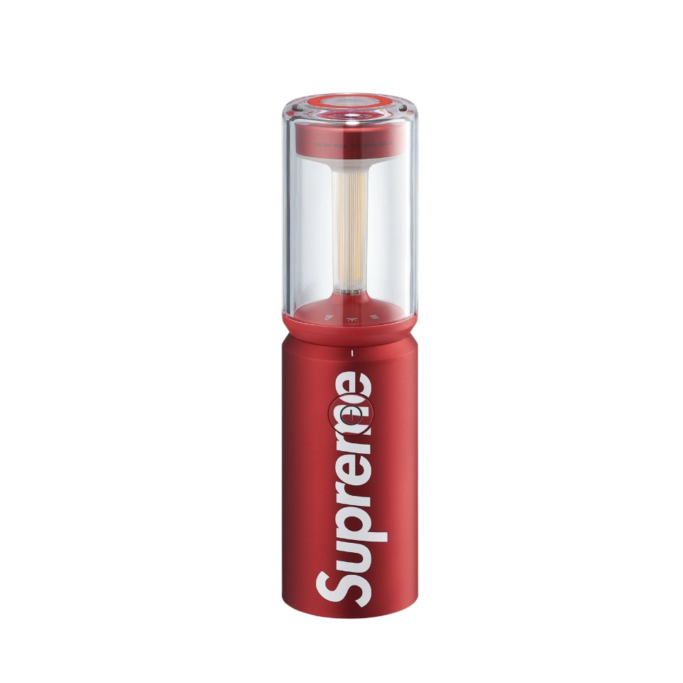 SUPREME HOTO CAMP LIGHT 防水無線露營燈黑色/紅色