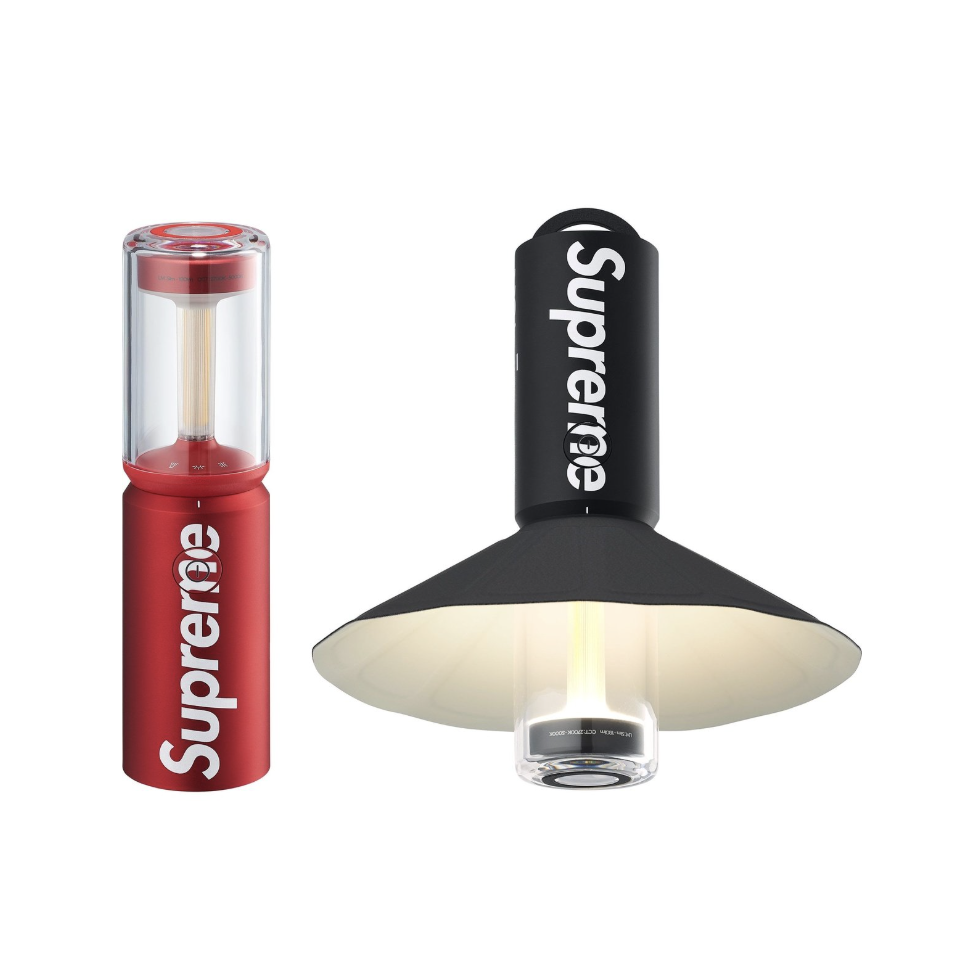 SUPREME HOTO CAMP LIGHT 防水無線露營燈黑色/紅色