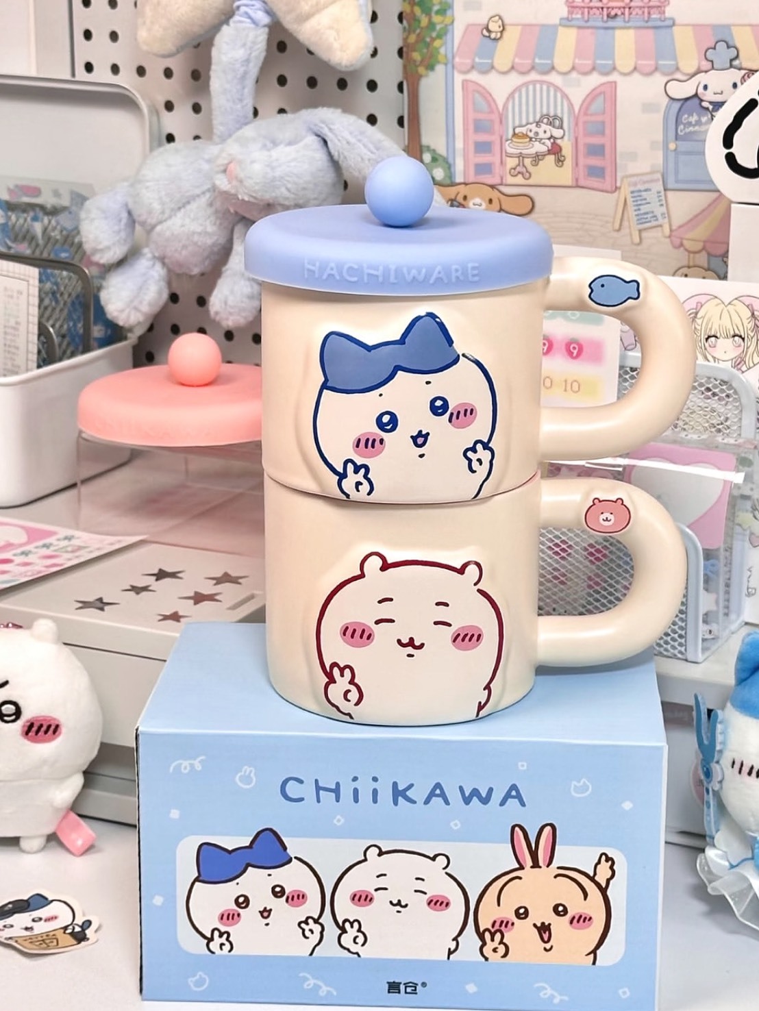 吉伊卡哇 正版授權 陶瓷馬克杯 400ML