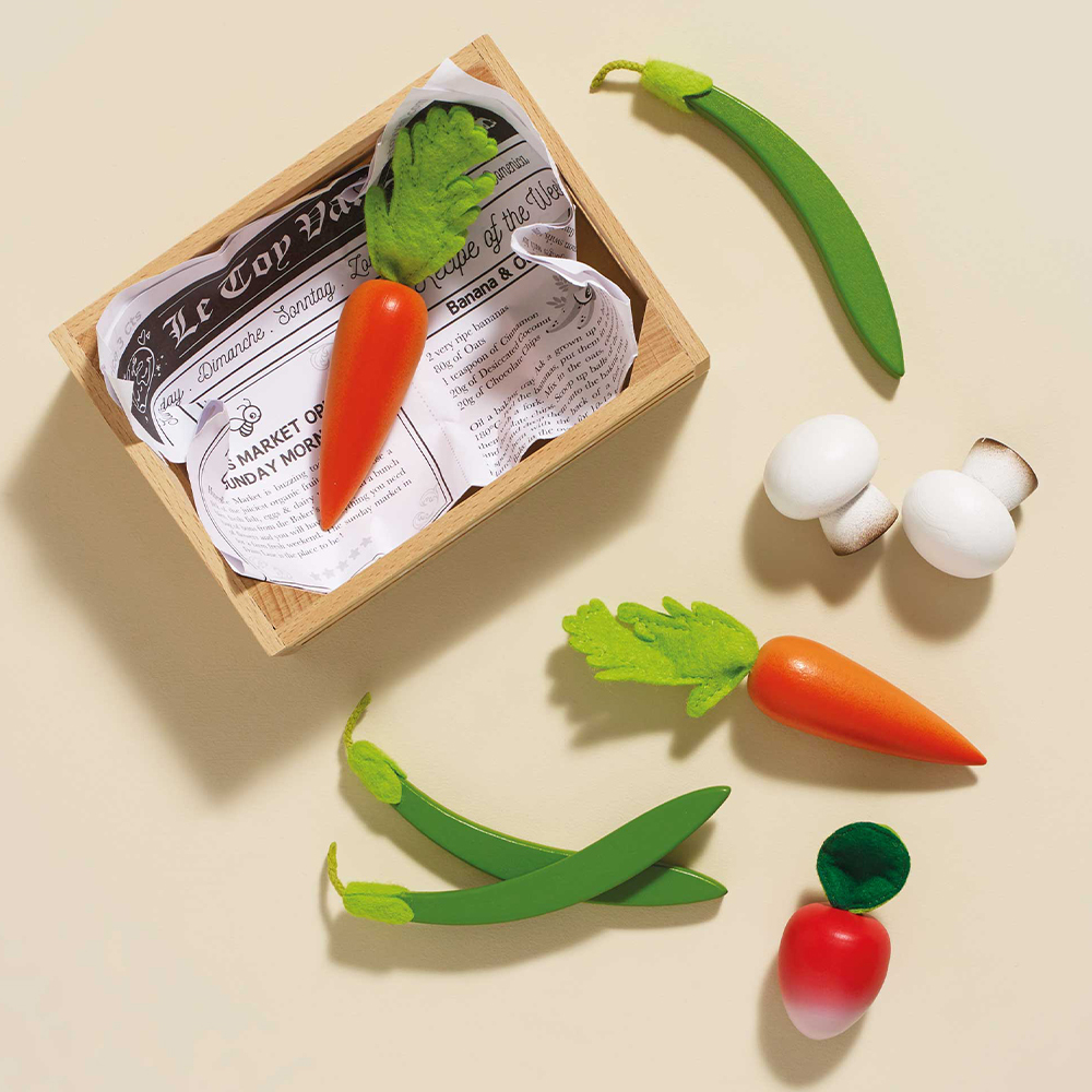 Le Toy Van 角色扮演 - 新鮮蔬菜盒玩具組