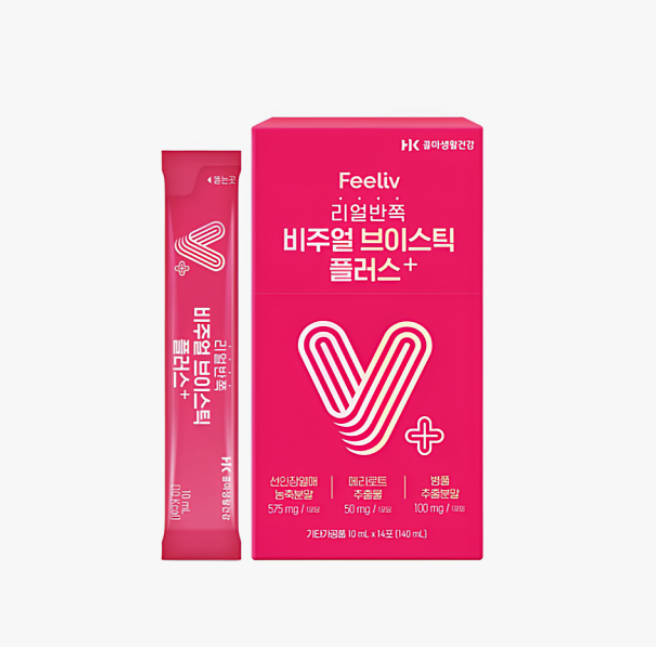 韓國代購 Feeliv Visual V stick 排毒去水腫 1盒/14條