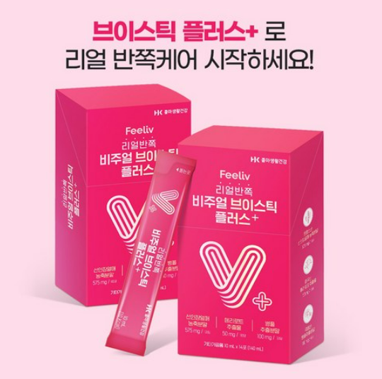 韓國代購 Feeliv Visual V stick 排毒去水腫 1盒/14條